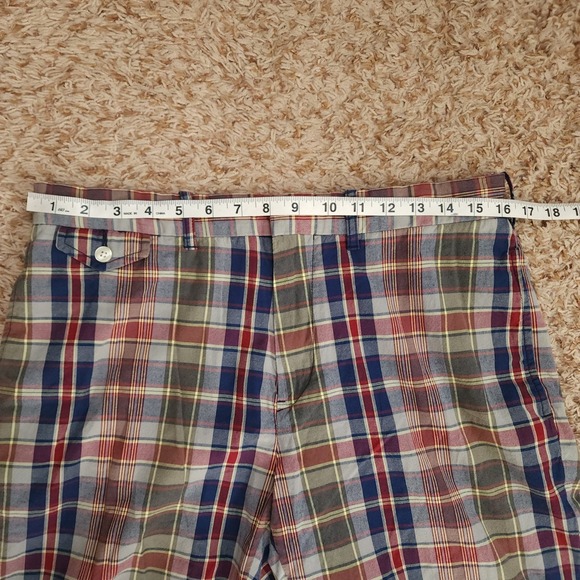1967 Ralph Lauren Reg Sportswear‎ Plaid Mens 34 Plaid Shorts - Picture 3 of 5